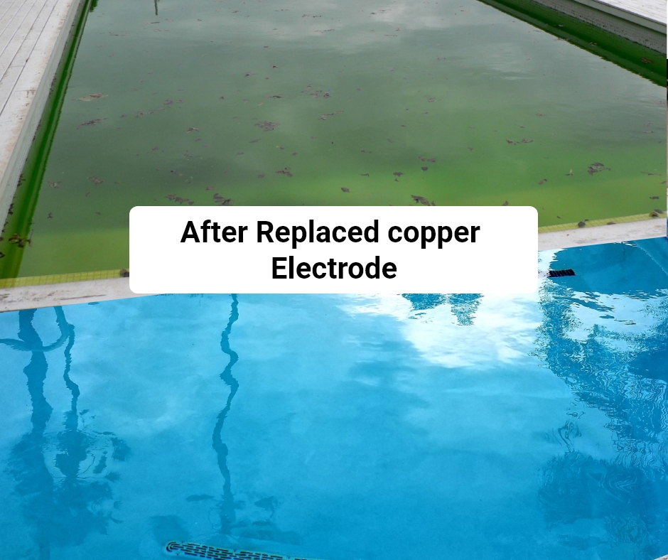 After Replaced copper Electrode